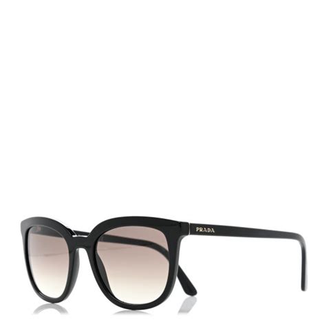 prada spr 03x|PRADA Acetate Pillow Cat Eye Sunglasses SPR 03X Black .